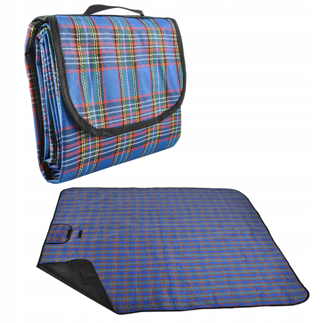 Коврик-сумка для пикника и пляжа camping mat 175x135 см Blue – низкие ...