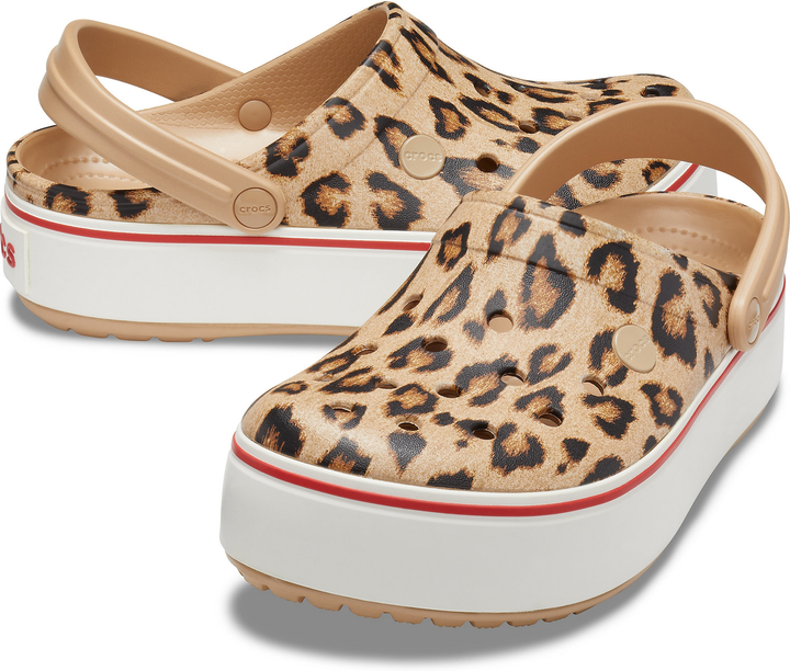 Womens hotsell leopard crocs