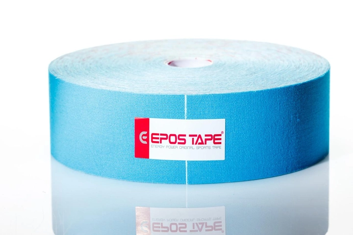 Кинезио тейп EPOS TAPE 31,5 м, блакитний - зображення 1