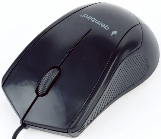 Mysz Gembird MUS-3B-02 USB Czarna - Zdjęcie 2 Mysz Gembird MUS-3B-02 USB Czarna - obraz 2