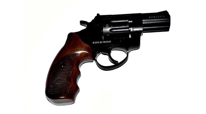 Револьвер под патрон Флобера STALKER 2,5" S коричн. рук. - изображение 1