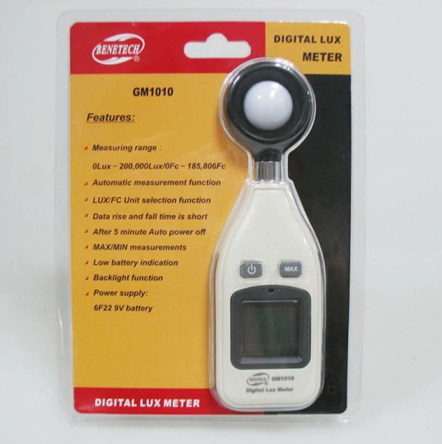 Люксметр 200000 Lux BENETECH GM1010 - Фото 7 Люксметр 200000 Lux BENETECH GM1010 - изображение 7