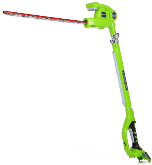 Akumulatorowe teleskopowe nożyce do żywopłotu Greenworks G24PH51 (2300707) - obraz 3