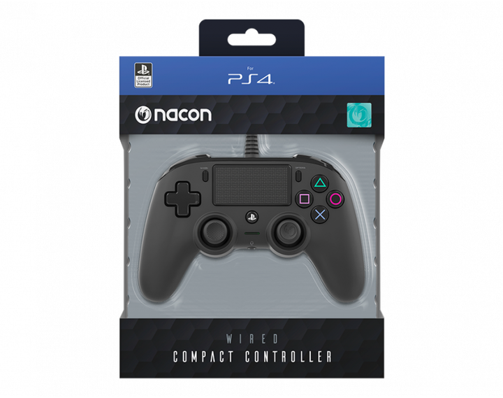 Nacon Wired Compact Controller for PS4 Black 48617