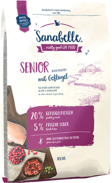 Сухой корм для пожилых кошек Bosch Sanabelle Senior 10 кг ...