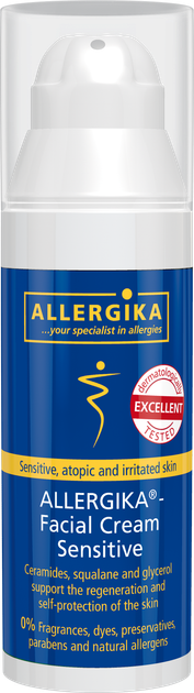 Крем для чувствительной кожи Allergika Успокаивающий 50 мл (4051452031926) - изображение 1