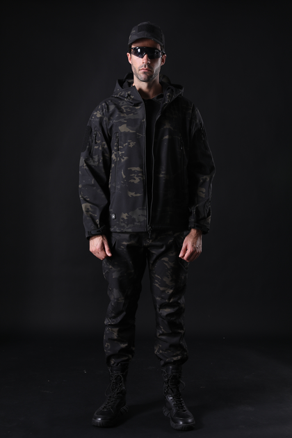 Тактична куртка / вітровка Pave Hawk Softshell night multicam XL - зображення 2