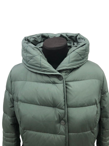 Пальто жіноче зимове DASER TH17-201C XXL зелене - Фото 2 Пальто жіноче зимове DASER TH17-201C XXL зелене - зображення 2