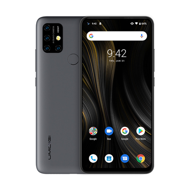 スマートフォン本体 umidigi power3 Мобильный телефон UMIDIGI power 3 4Gb 64Gb, NFC, Android 10, Space
