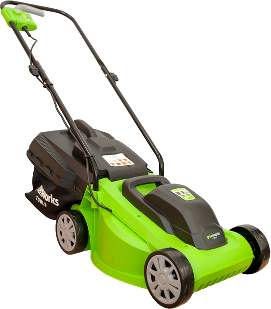 Газонокосилка электрическая Greenworks GLM1232 (2502207) - изображение 4