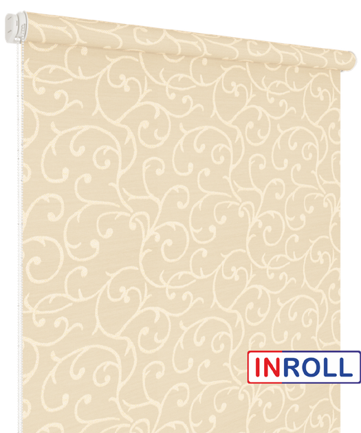Ролети тканинні INROLL Есо-Mini 52,5х165 см Akant Світло-бежевий (абрикос) 2170 - зображення 3