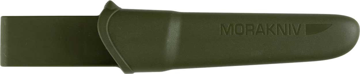 Нож фиксированный Mora Companion длина: 215мм лезвие: 102мм углеродистая сталь зеленый - изображение 2