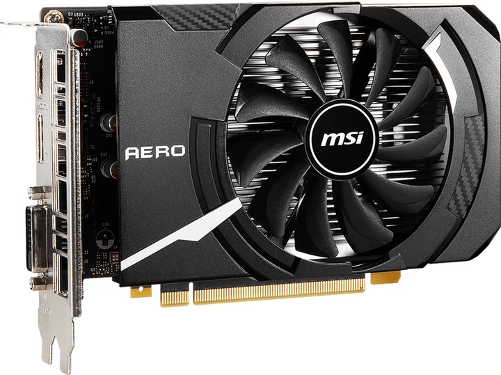 Видеокарта MSI PCI-Ex GeForce GTX 1650 D6 Aero ITX OCV1 4GB GDDR6