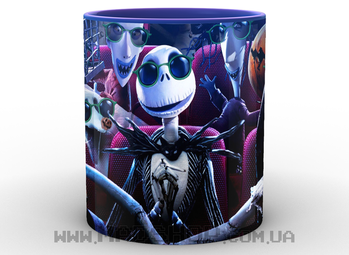 Кружка чашка Кошмар перед Рождеством The Nightmare before Christmas Skellington - изображение 8