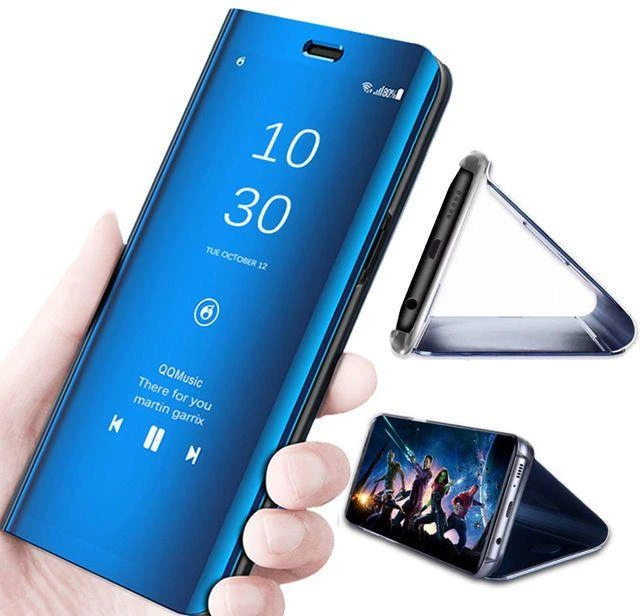 Чохол Mirror для Xiaomi Redmi Note 4x / Note 4 Global книжка Blue Без бренду - Фото 3 Чохол Mirror для Xiaomi Redmi Note 4x / Note 4 Global книжка Blue Без бренду - зображення 3