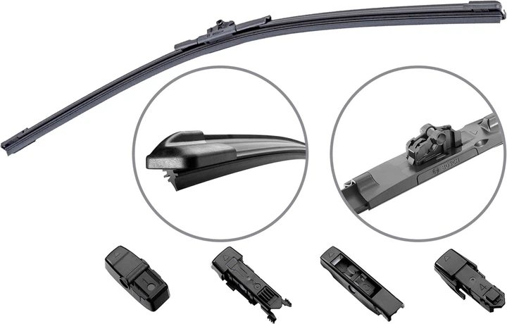Щітка склоочисника безкаркасна Bosch AeroTwin Plus 18" (450 мм) (3 397 006 945) - зображення 2