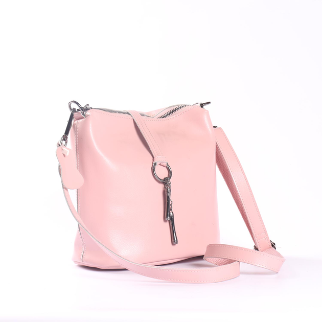 Женская кожаная сумка Vishnya "Тринити Light Pink" (11470) от продавца ...