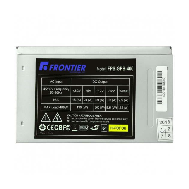 Блок питания Frontier FPS-GPB-400 400W - изображение 2
