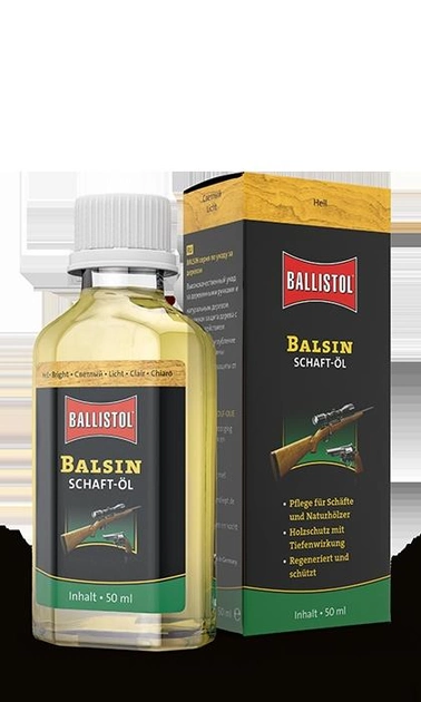 Засіб для обробки дерева Klever Ballistol Balsin 50 ml (світло-коричневе) (23032) - зображення 1