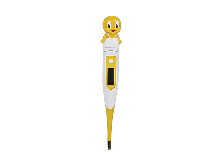 Термометр медицинский электронный детский с гибким измерительным наконечником Lindo DT-111G желтый - изображение 1