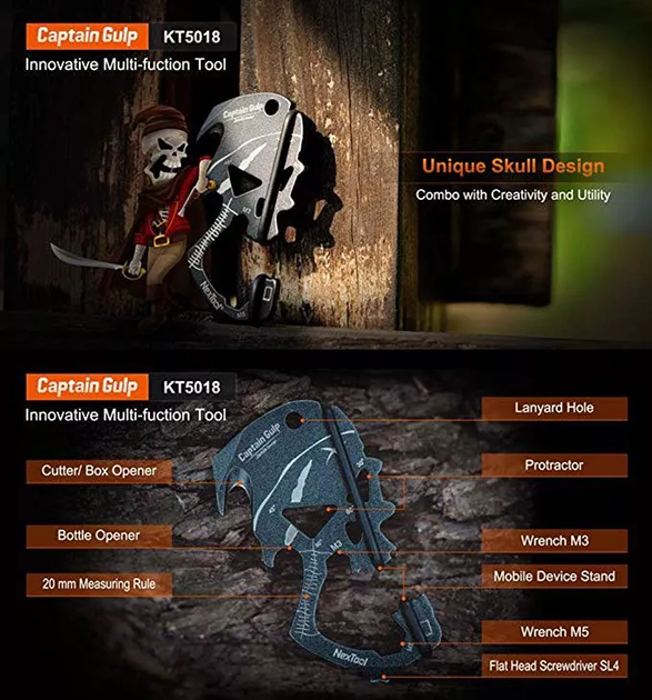 Міні-Мультитул NexTool Captain Gulp KT5018 - изображение 11