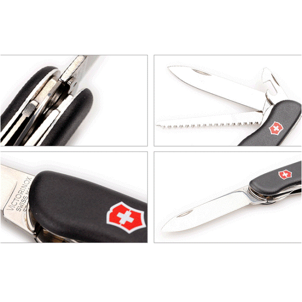 0.8363.3 Ніж Victorinox FORESTER чорний нейлон - изображение 4