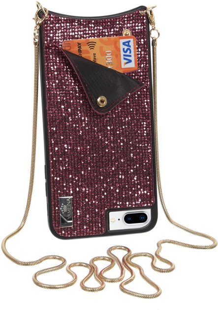 Акція на Панель BeCover Glitter Wallet для Apple iPhone 6 Plus/6s Plus/7 Plus/8 Plus Pink від Rozetka