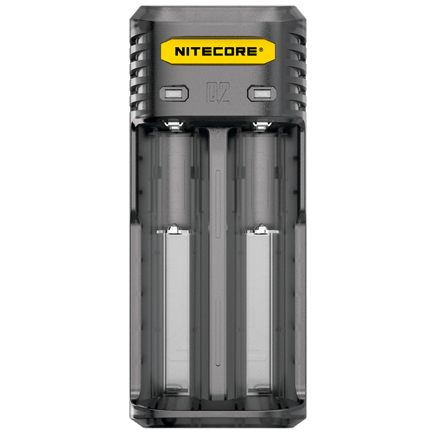 Універсальне ЗУ Nitecore Q2 Black 2 каналу Li-Ion/IMR 220V/12V LED - Фото 1 Універсальне ЗУ Nitecore Q2 Black 2 каналу Li-Ion/IMR 220V/12V LED - зображення 1