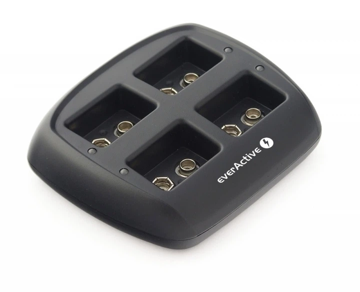 Універсальний зарядний пристрій everActive NC-109 4 канали, Крона Ni-MH, 220V/12V, LED (5902020523826) - зображення 4