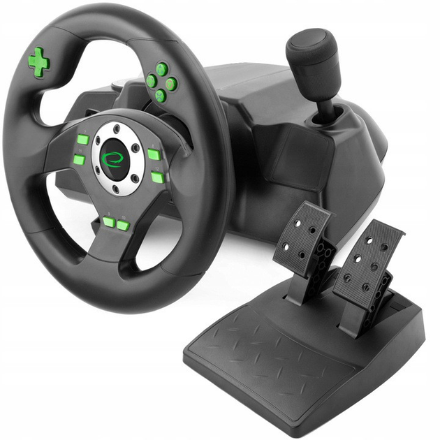Руль Esperanza PC/PS3 Black-Green (EGW101) – фото, отзывы ...