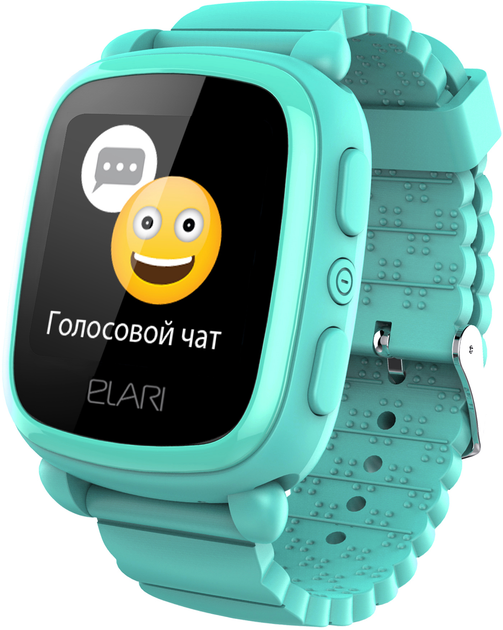 Дитячий телефон-годинник з GPS-трекером Elari KidPhone 2 Green (KP-2G ...