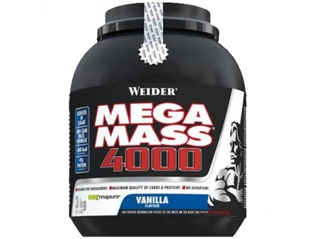 Гейнер Weider Mega Mass 4000 3000 г Ваниль (481305) – фото, отзывы ...