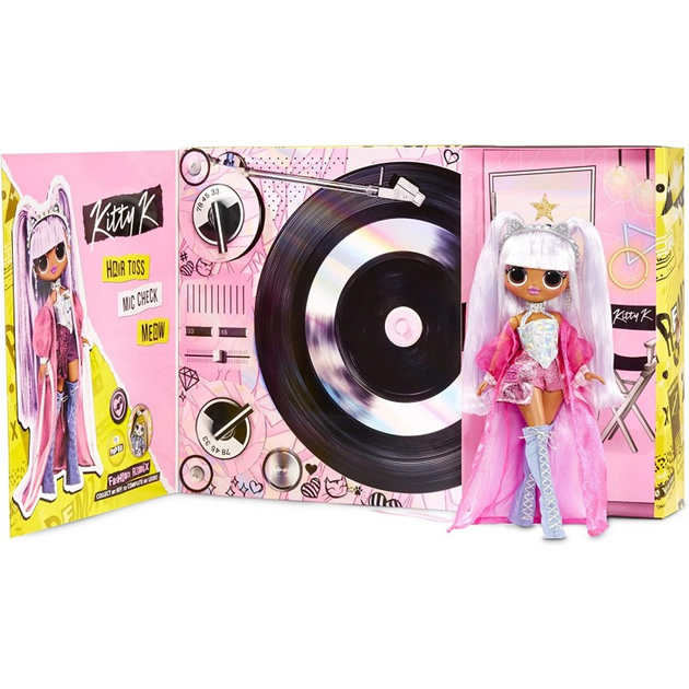 Ігровий набір з лялькою LOL Surprise OMG Remix Kitty K (MGA Entertainment, США) ЛОЛ Сюрпрайз Ремікс Королева Кітті (567240) - зображення 2