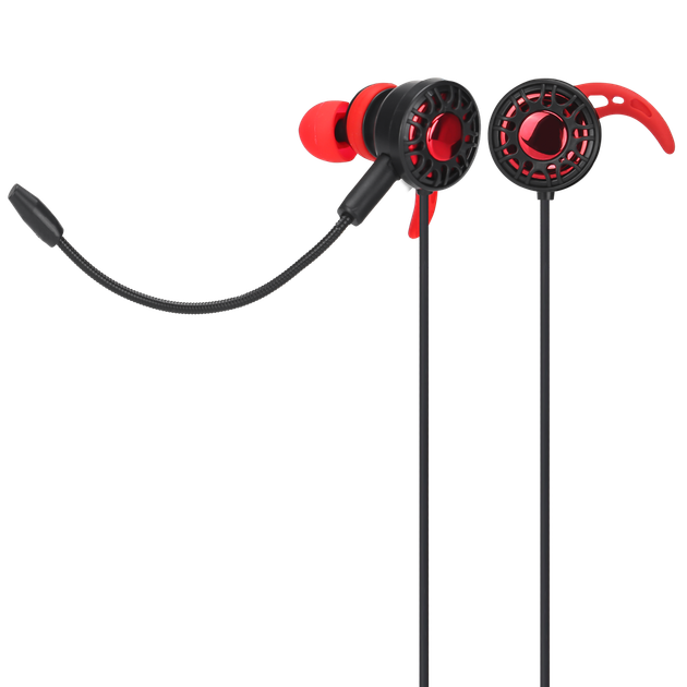 Игровые наушники для телефона XTRIKE ME Gaming GE-109 с микрофоном проводные Black/Red (GE-109) - изображение 2