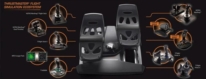 Джойстик Thrustmaster T.16000M FC Flight Pack Black/Orange (2960782) - зображення 5