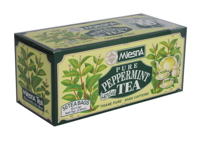 Чай травяной пакетированый мелколистовой мята перечная, Млесна (Mlesna) 75г. (13-016 s) - Фото 1 Чай травяной пакетированый мелколистовой мята перечная, Млесна (Mlesna) 75г. (13-016 s) - изображение 1