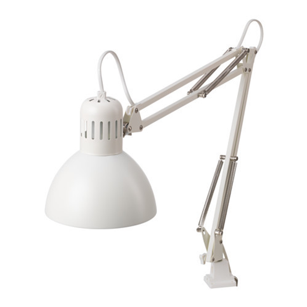 Рабочая лампа IKEA (ИКЕА) TERTIAL настольная с креплением (703.554.55 .