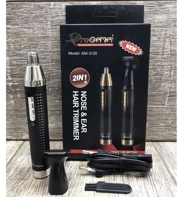 Тример для носа скронь вух Progemei Gm-3120 (bks_02123) - изображение 3