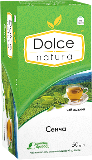 Чай зеленый пакетированный Dolce Natura Сенча 2г х 25 шт - Фото 1 Чай зеленый пакетированный Dolce Natura Сенча 2г х 25 шт - изображение 1