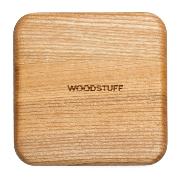 Дерев'яна тарілка Woodstuff блюдце для закусок Квадрат 12х12см - изображение 2