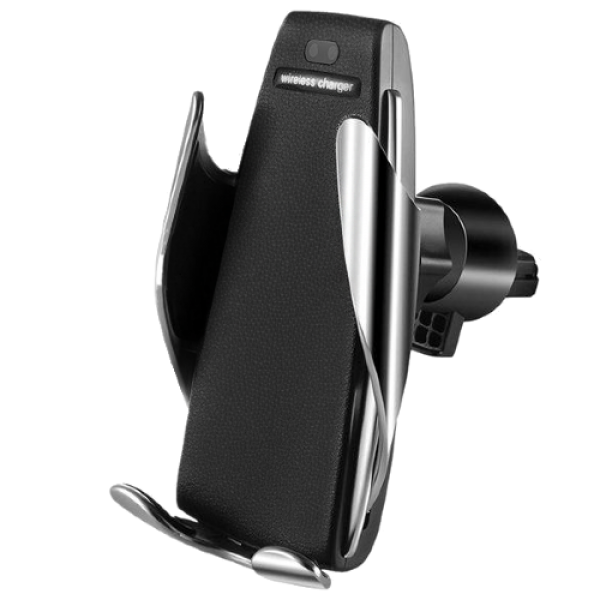 Держатель автомобильный c беспроводной зарядкой Smart Sensor S5 Black - Фото 3 Держатель автомобильный c беспроводной зарядкой Smart Sensor S5 Black - изображение 3