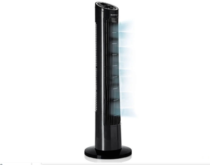 Вентилятор воздухоохладитель башенный Silver Crest STV 45 D5 Black - изображение 2