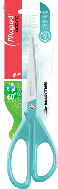 Ножиці офісні Maped Essentials Green 21 см (MP.468111) - зображення 2