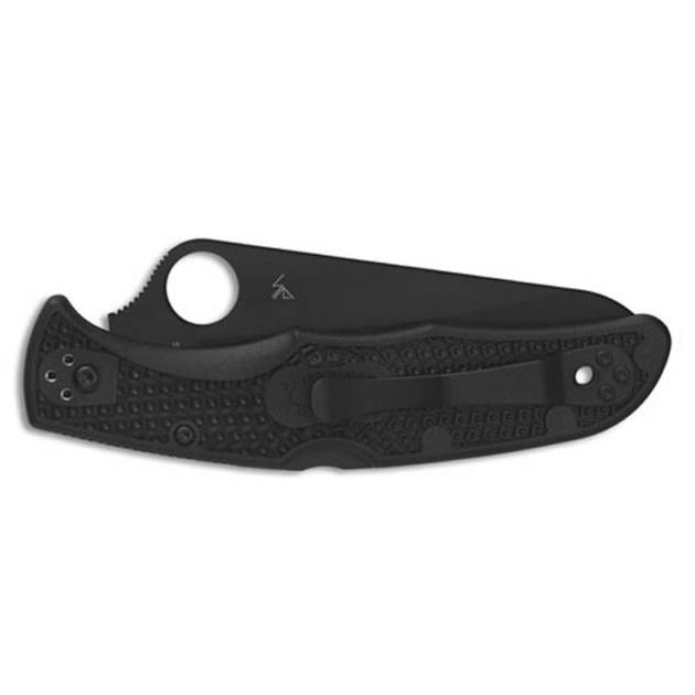 Нож Spyderco Pacific Salt 2 Black Blade Serrator (C91SBBK2) - изображение 2