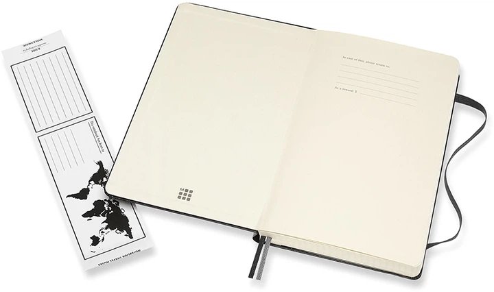 Нотатник Moleskine Classic Expanded 13 х 21 см 400 сторінок у клітинку Чорний (8058647628011) - зображення 3