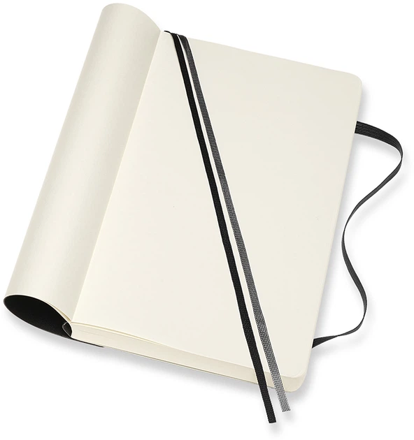 Записная книга Moleskine Classic Expanded 13 х 21 см 400 страниц без линовки Чёрная Мягкая обложка (8058647628066) - изображение 4