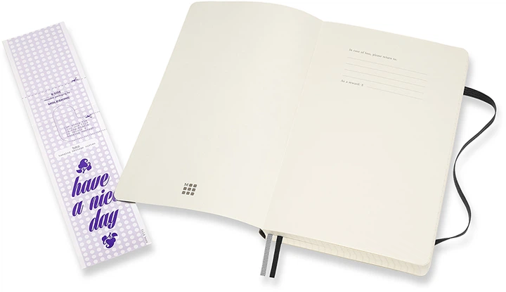 Записная книга Moleskine Classic Expanded 13 х 21 см 400 страниц в клетку Чёрная Мягкая обложка (8058647628059) - изображение 3