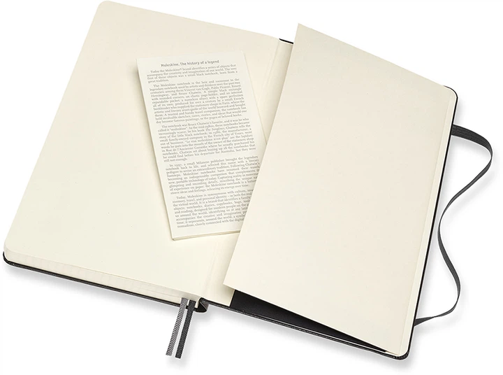 Нотатник Moleskine Classic Expanded 13 х 21 см 400 сторінок у клітинку Чорний (8058647628011) - зображення 5