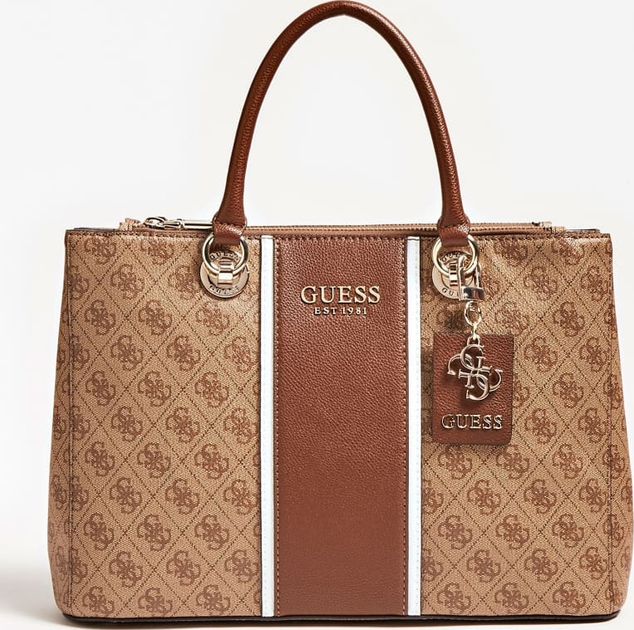 guess debora saffiano carryall