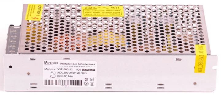 Блок питания Venom 12В 200Вт Standart IP20 (VST-200-12) - изображение 2